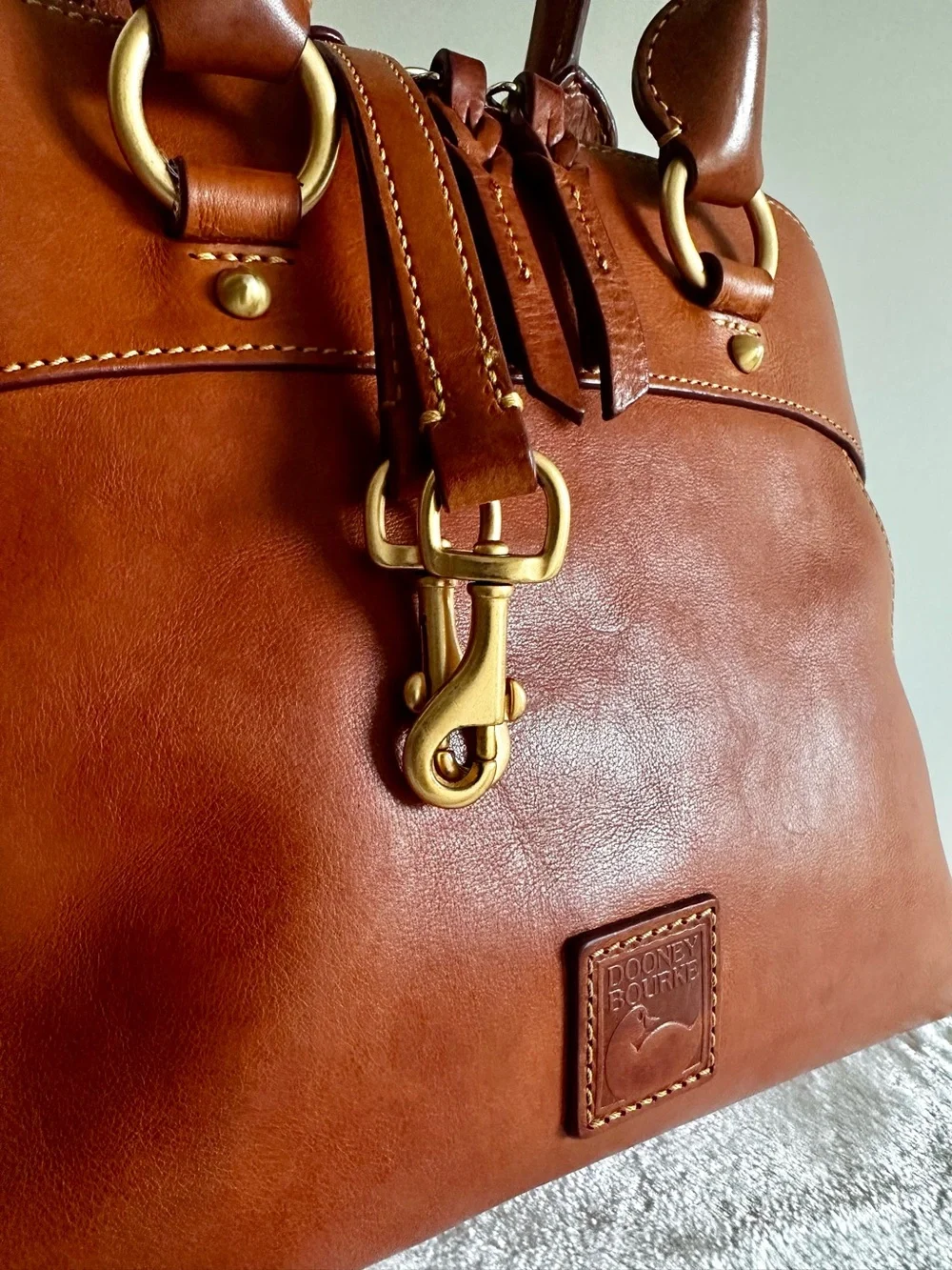 Dooney & Bourke Natural Florentine 2 Bag Bundle - Picture 12 of 16